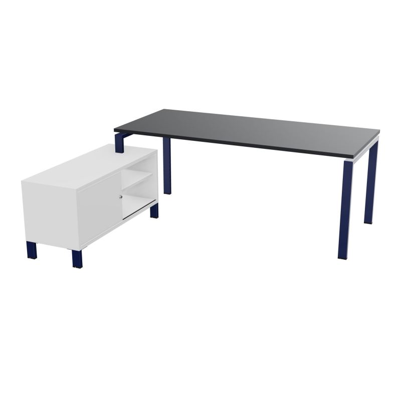RIO BUREAU RECT. 198X168 PL 180X80 OBT RET PORT A GAUCHE SIMPLE ACCES  R9 X4 MG