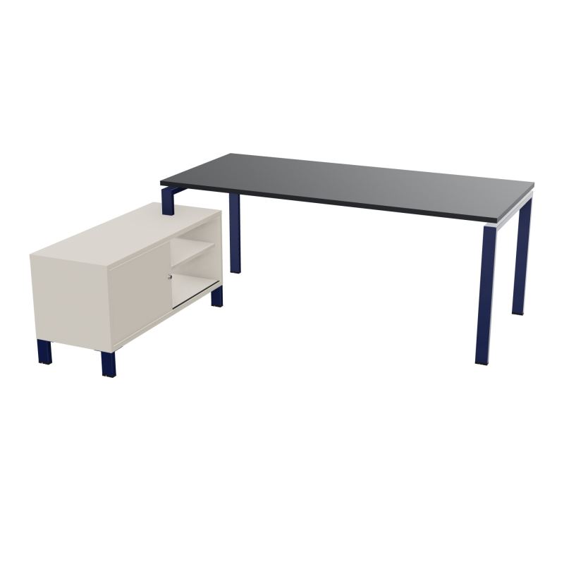 RIO BUREAU RECT. 198X168 PL 180X80 OBT RET PORT A GAUCHE SIMPLE ACCES  R9 X4 N5