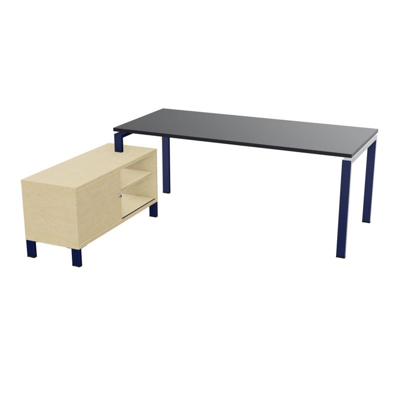RIO BUREAU RECT. 198X168 PL 180X80 OBT RET PORT A GAUCHE SIMPLE ACCES  R9 X4 N8