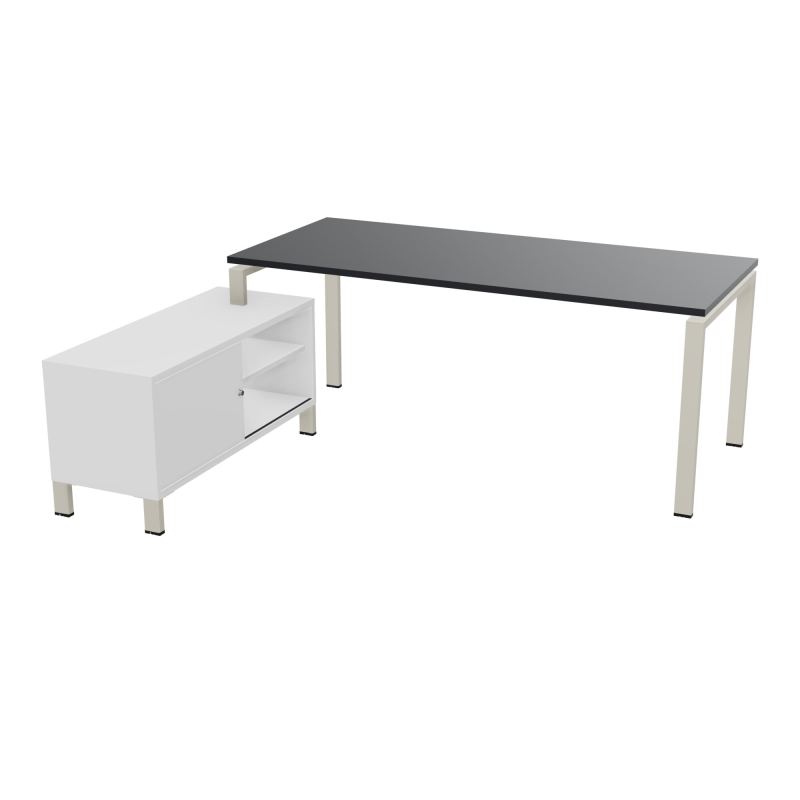 RIO BUREAU RECT. 198X168 PL 180X80 OBT RET PORT A GAUCHE SIMPLE ACCES  R9 ZC MG