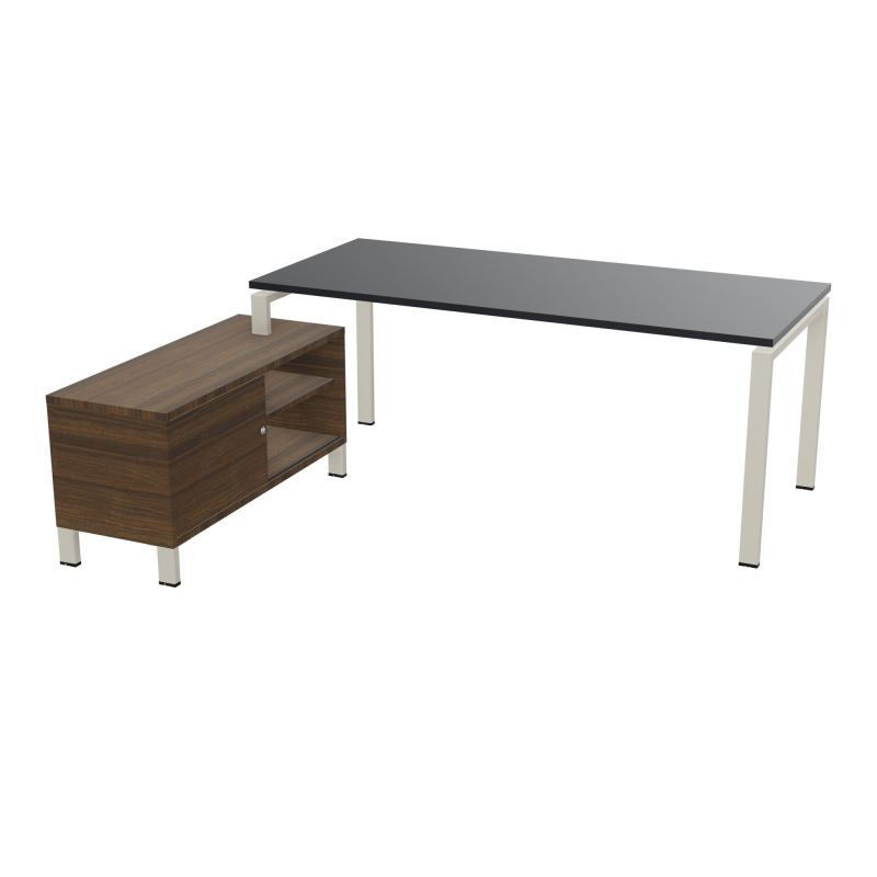 RIO BUREAU RECT. 198X168 PL 180X80 OBT RET PORT A GAUCHE SIMPLE ACCES  R9 ZC N6