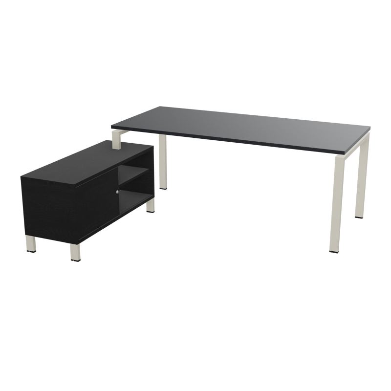 RIO BUREAU RECT. 198X168 PL 180X80 OBT RET PORT A GAUCHE SIMPLE ACCES  R9 ZC RK