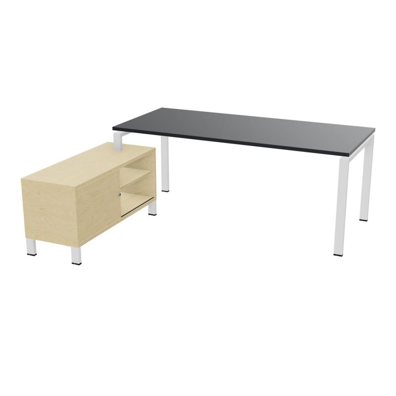 RIO BUREAU RECT. 198X168 PL 180X80 OBT RET PORT A GAUCHE SIMPLE ACCES  R9 ZO N8