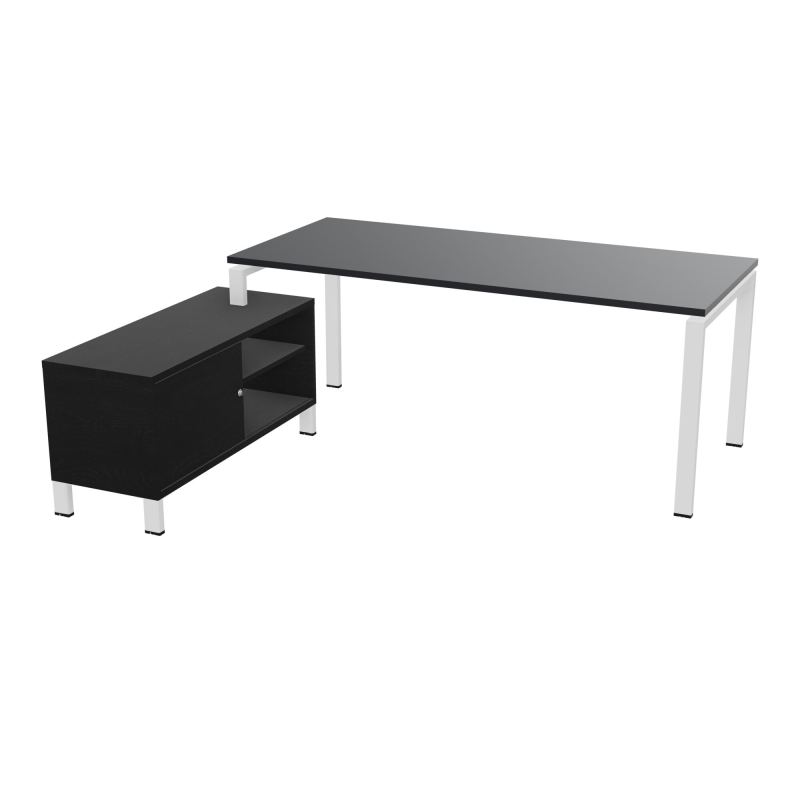 RIO BUREAU RECT. 198X168 PL 180X80 OBT RET PORT A GAUCHE SIMPLE ACCES  R9 ZO RK