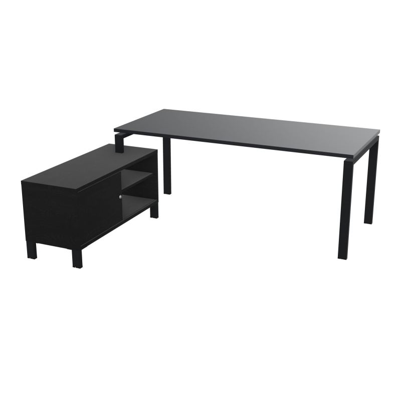 RIO BUREAU RECT. 198X168 PL 180X80 OBT RET PORT A GAUCHE SIMPLE ACCES  R9 ZP RK