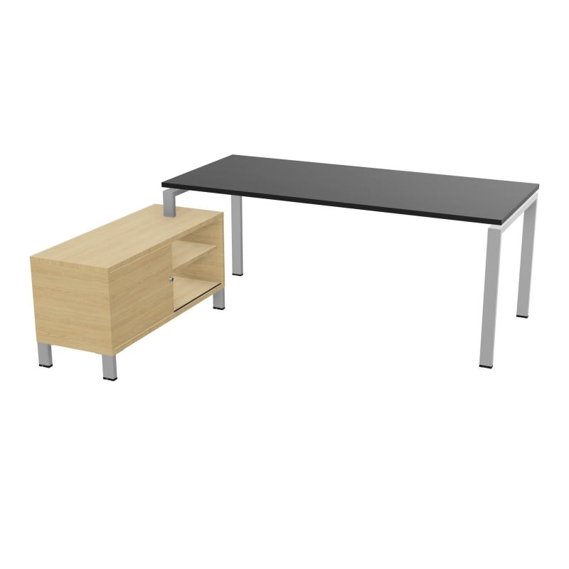 RIO BUREAU RECT. 198X168 PL 180X80 OBT RET PORT A GAUCHE SIMPLE ACCES  RK SA R1