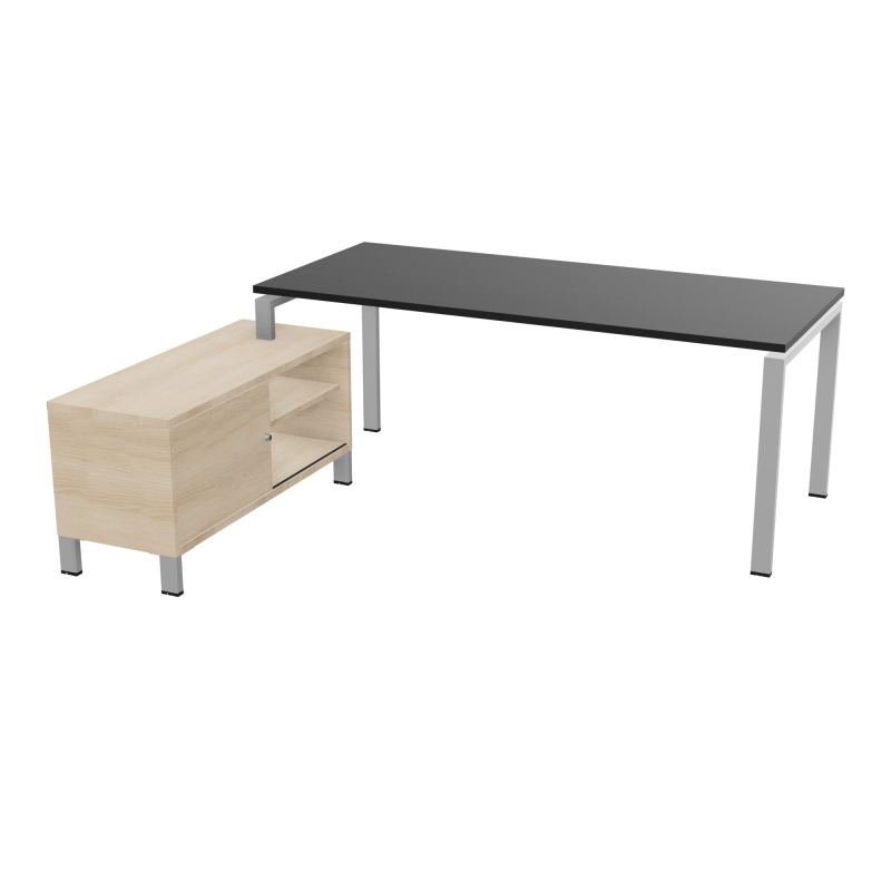 RIO BUREAU RECT. 198X168 PL 180X80 OBT RET PORT A GAUCHE SIMPLE ACCES  RK SA RZ