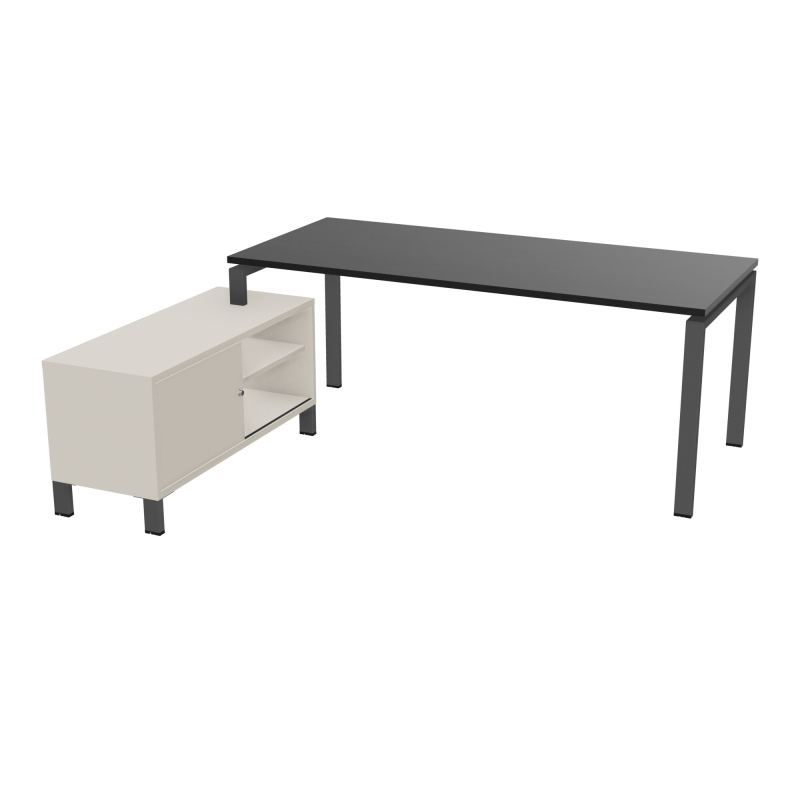 RIO BUREAU RECT. 198X168 PL 180X80 OBT RET PORT A GAUCHE SIMPLE ACCES  RK SC N5