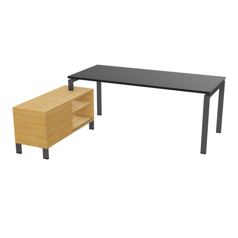 RIO BUREAU RECT. 198X168 PL 180X80 OBT RET PORT A GAUCHE SIMPLE ACCES  RK SC R5