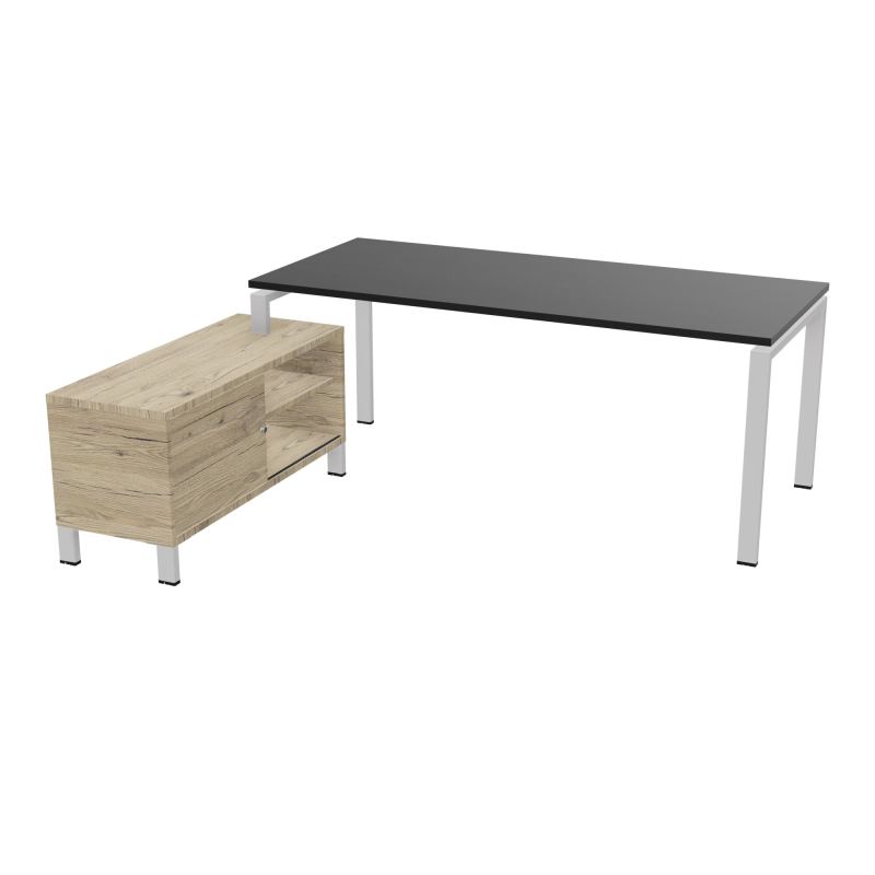RIO BUREAU RECT. 198X168 PL 180X80 OBT RET PORT A GAUCHE SIMPLE ACCES  RK SD R3