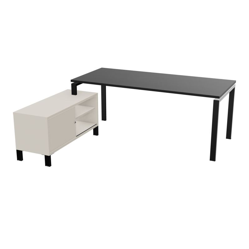 RIO BUREAU RECT. 198X168 PL 180X80 OBT RET PORT A GAUCHE SIMPLE ACCES  RK SG N5