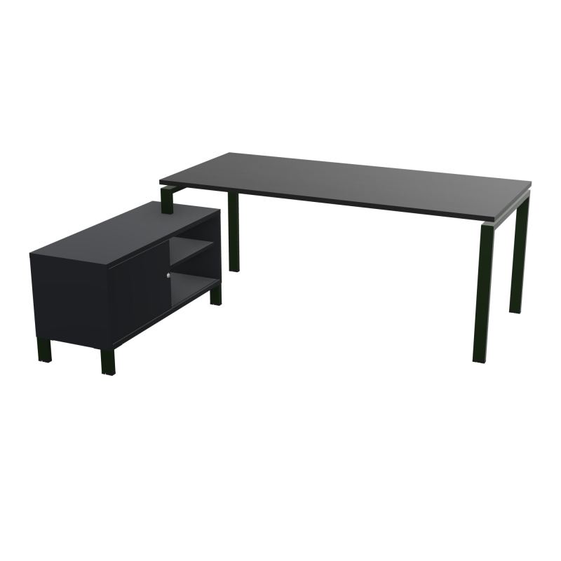 RIO BUREAU RECT. 198X168 PL 180X80 OBT RET PORT A GAUCHE SIMPLE ACCES  RK ST R9