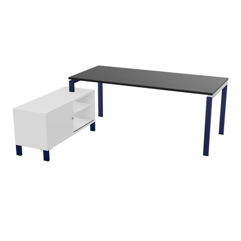 RIO BUREAU RECT. 198X168 PL 180X80 OBT RET PORT A GAUCHE SIMPLE ACCES  RK X4 MG