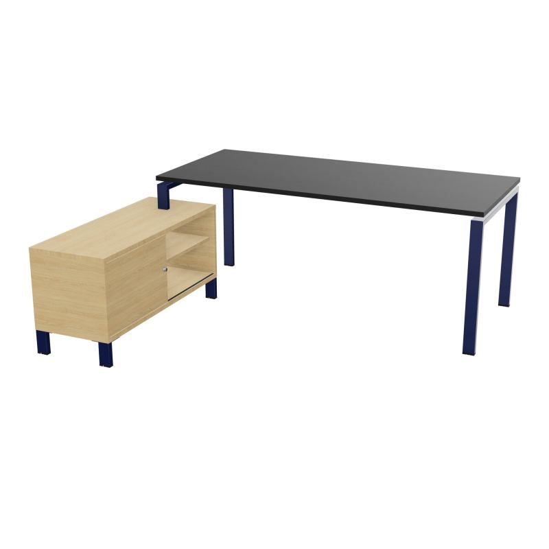 RIO BUREAU RECT. 198X168 PL 180X80 OBT RET PORT A GAUCHE SIMPLE ACCES  RK X4 R1
