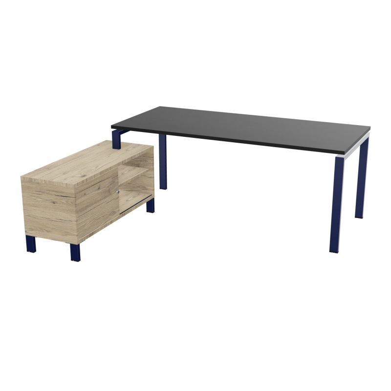 RIO BUREAU RECT. 198X168 PL 180X80 OBT RET PORT A GAUCHE SIMPLE ACCES  RK X4 R3