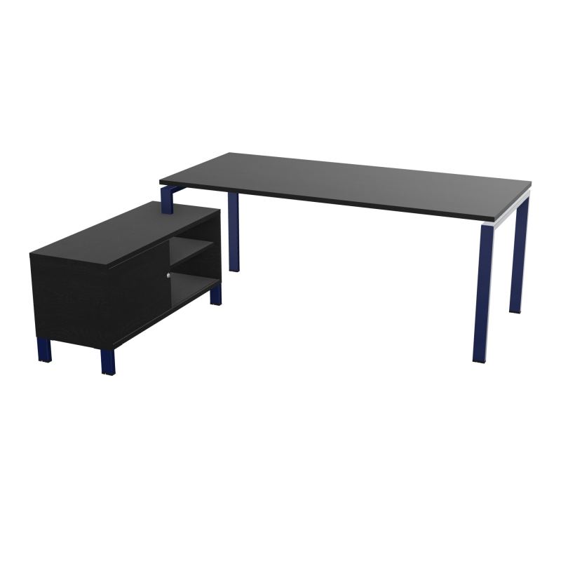 RIO BUREAU RECT. 198X168 PL 180X80 OBT RET PORT A GAUCHE SIMPLE ACCES  RK X4 RK