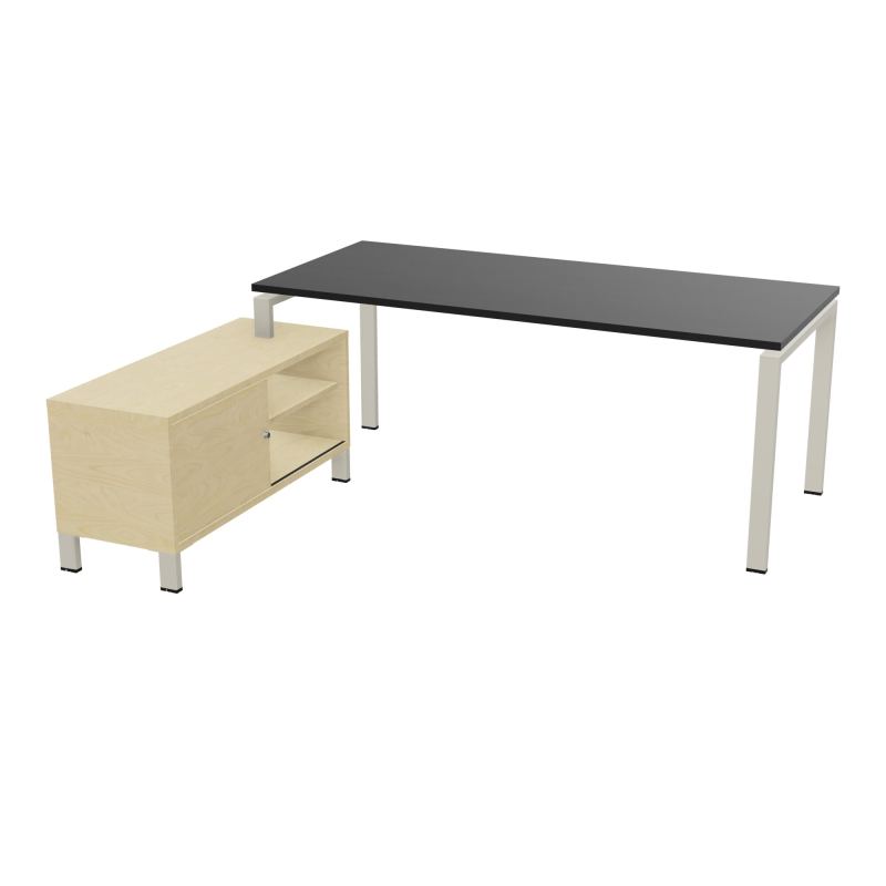 RIO BUREAU RECT. 198X168 PL 180X80 OBT RET PORT A GAUCHE SIMPLE ACCES  RK ZC N8