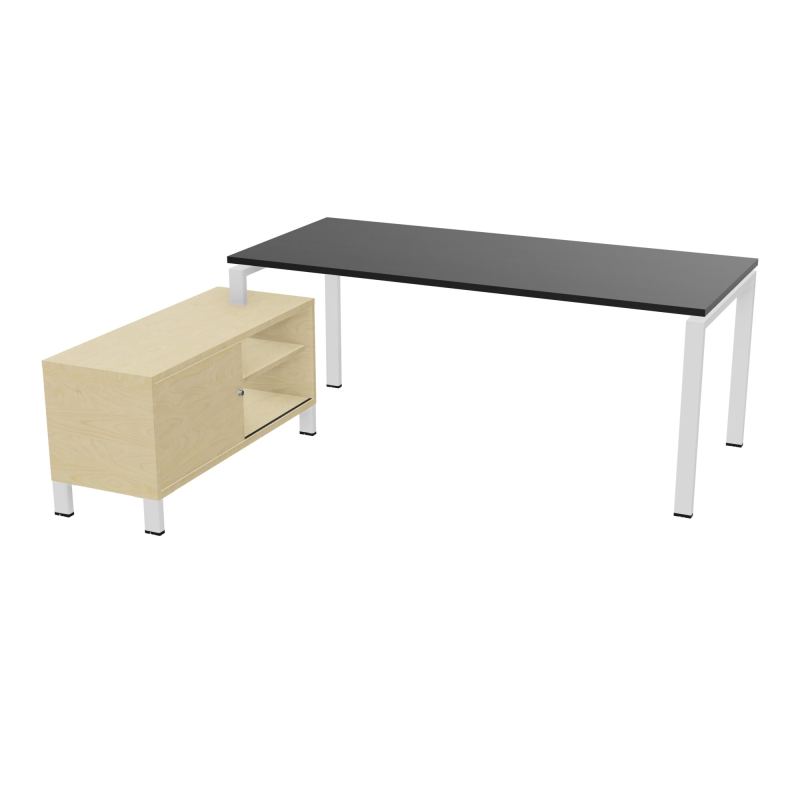 RIO BUREAU RECT. 198X168 PL 180X80 OBT RET PORT A GAUCHE SIMPLE ACCES  RK ZO N8