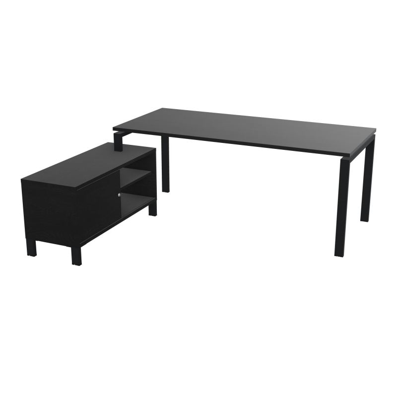RIO BUREAU RECT. 198X168 PL 180X80 OBT RET PORT A GAUCHE SIMPLE ACCES  RK ZP RK