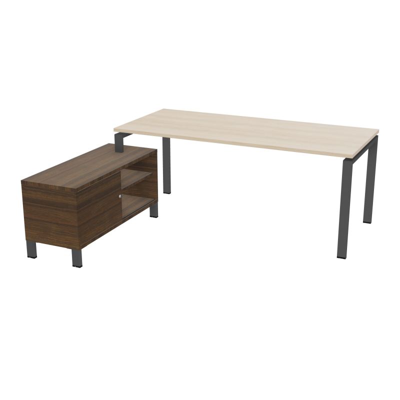 RIO BUREAU RECT. 198X168 PL 180X80 OBT RET PORT A GAUCHE SIMPLE ACCES  RZ SC N6