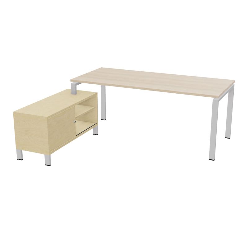 RIO BUREAU RECT. 198X168 PL 180X80 OBT RET PORT A GAUCHE SIMPLE ACCES  RZ SD N8