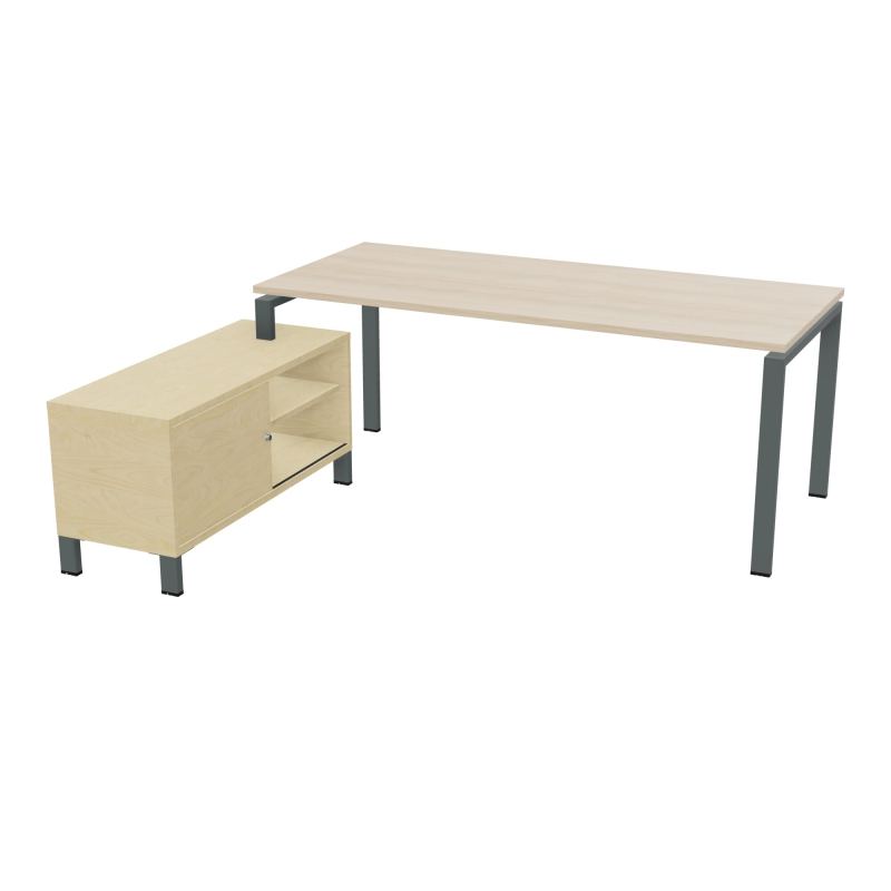 RIO BUREAU RECT. 198X168 PL 180X80 OBT RET PORT A GAUCHE SIMPLE ACCES  RZ SU N8