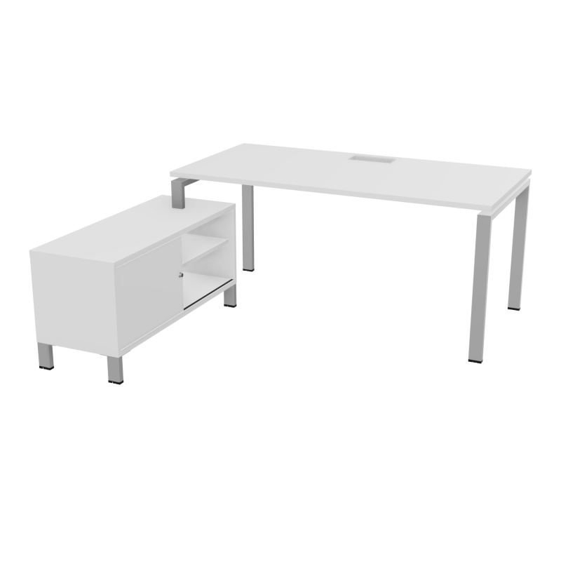 RIO BUREAU RECT. 178X168 PL 160X80 TRAPPE FRONTALE + GOUL + RET PORT A GAUCHE SIMPLE ACCE