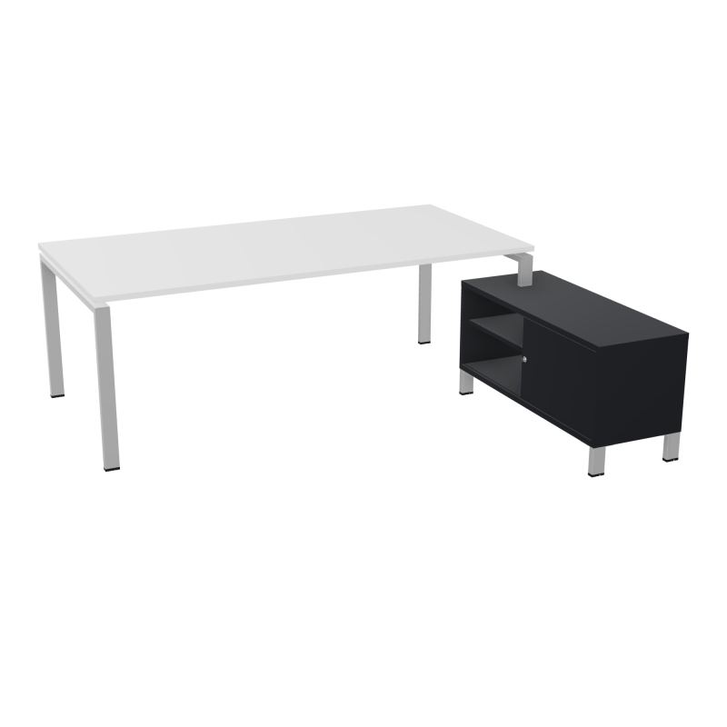 RIO BUREAU RECT. 218X188 PL 200X100 OBT + RET PORT A DROITE SIMPLE ACCES  MG SA R9