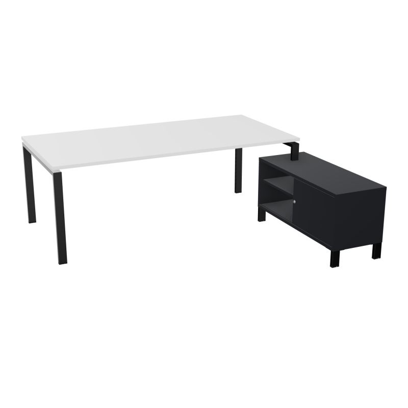 RIO BUREAU RECT. 218X188 PL 200X100 OBT + RET PORT A DROITE SIMPLE ACCES  MG SG R9