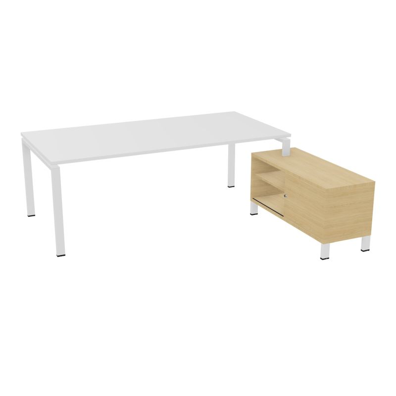 RIO BUREAU RECT. 218X188 PL 200X100 OBT + RET PORT A DROITE SIMPLE ACCES  MG SO R1