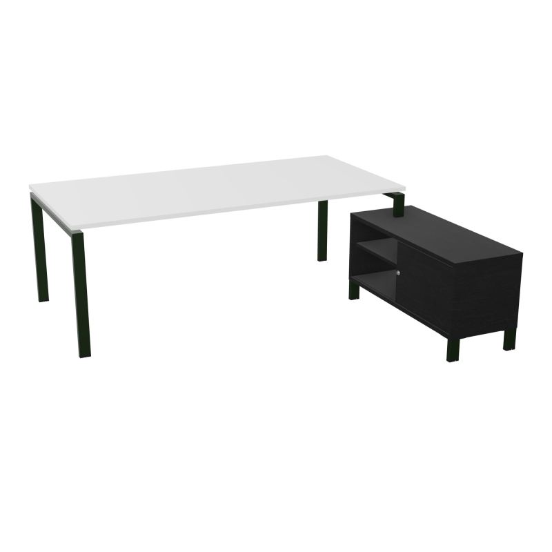 RIO BUREAU RECT. 218X188 PL 200X100 OBT + RET PORT A DROITE SIMPLE ACCES  MG ST RK