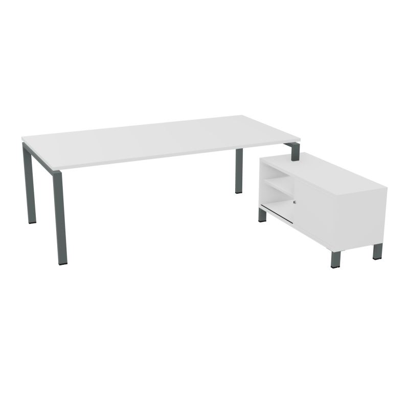 RIO BUREAU RECT. 218X188 PL 200X100 OBT + RET PORT A DROITE SIMPLE ACCES  MG SU MG