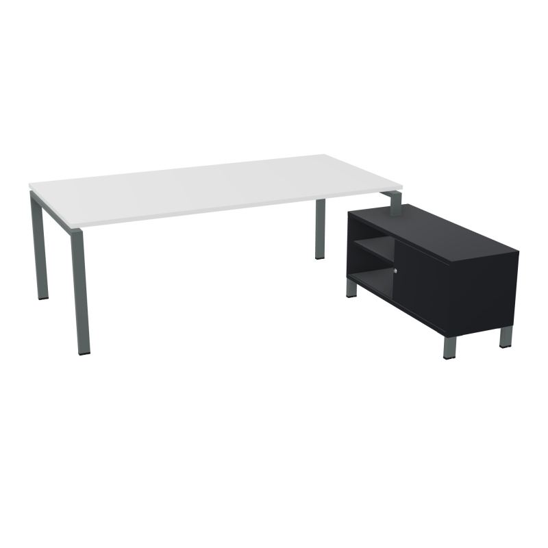 RIO BUREAU RECT. 218X188 PL 200X100 OBT + RET PORT A DROITE SIMPLE ACCES  MG SU R9