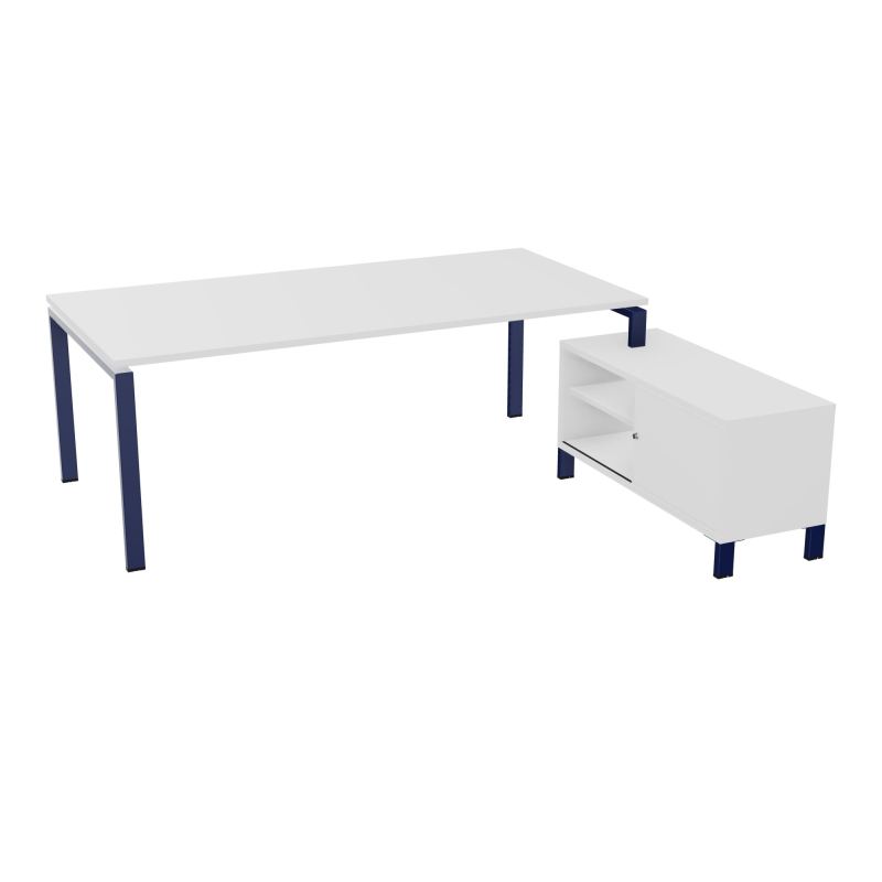 RIO BUREAU RECT. 218X188 PL 200X100 OBT + RET PORT A DROITE SIMPLE ACCES  MG X4 MG