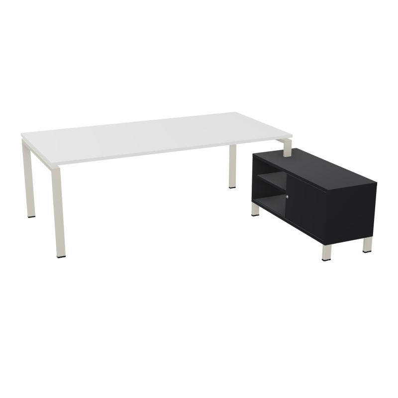 RIO BUREAU RECT. 218X188 PL 200X100 OBT + RET PORT A DROITE SIMPLE ACCES  MG ZC R9