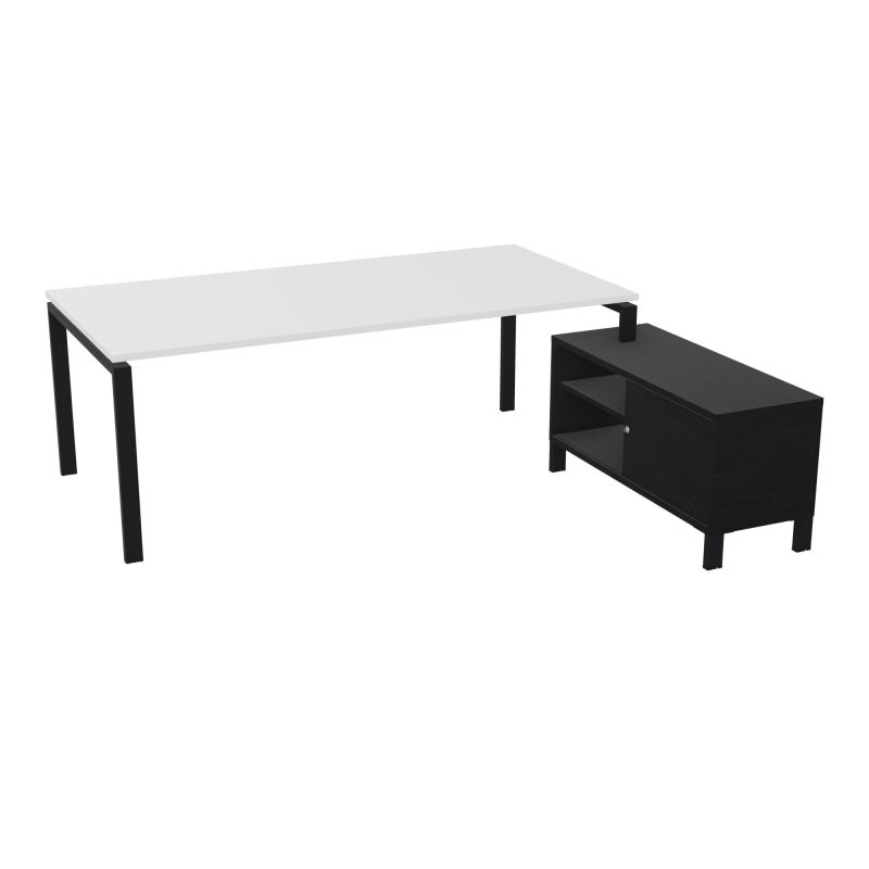 RIO BUREAU RECT. 218X188 PL 200X100 OBT + RET PORT A DROITE SIMPLE ACCES  MG ZP RK