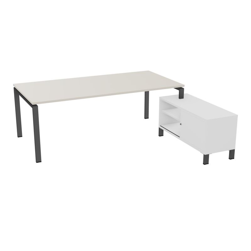 RIO BUREAU RECT. 218X188 PL 200X100 OBT + RET PORT A DROITE SIMPLE ACCES  N5 SC MG