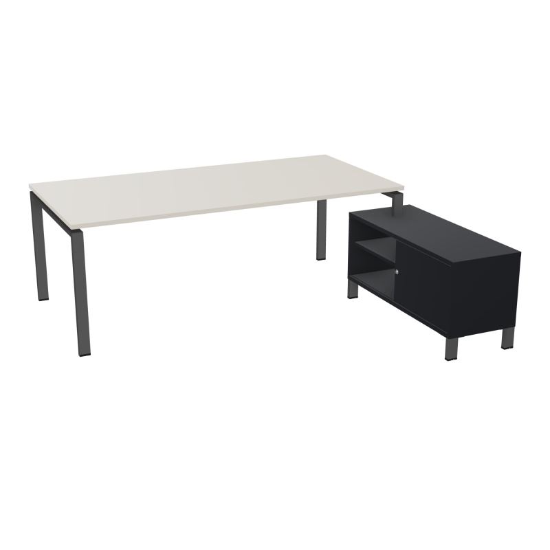 RIO BUREAU RECT. 218X188 PL 200X100 OBT + RET PORT A DROITE SIMPLE ACCES  N5 SC R9