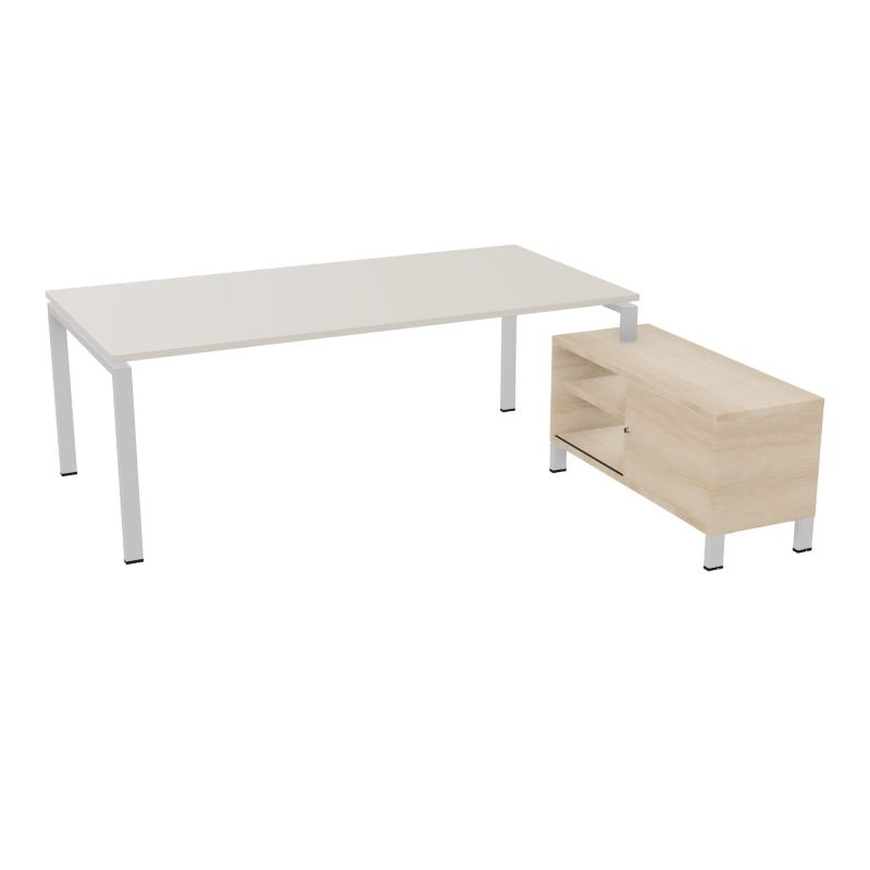 RIO BUREAU RECT. 218X188 PL 200X100 OBT + RET PORT A DROITE SIMPLE ACCES  N5 SD RZ