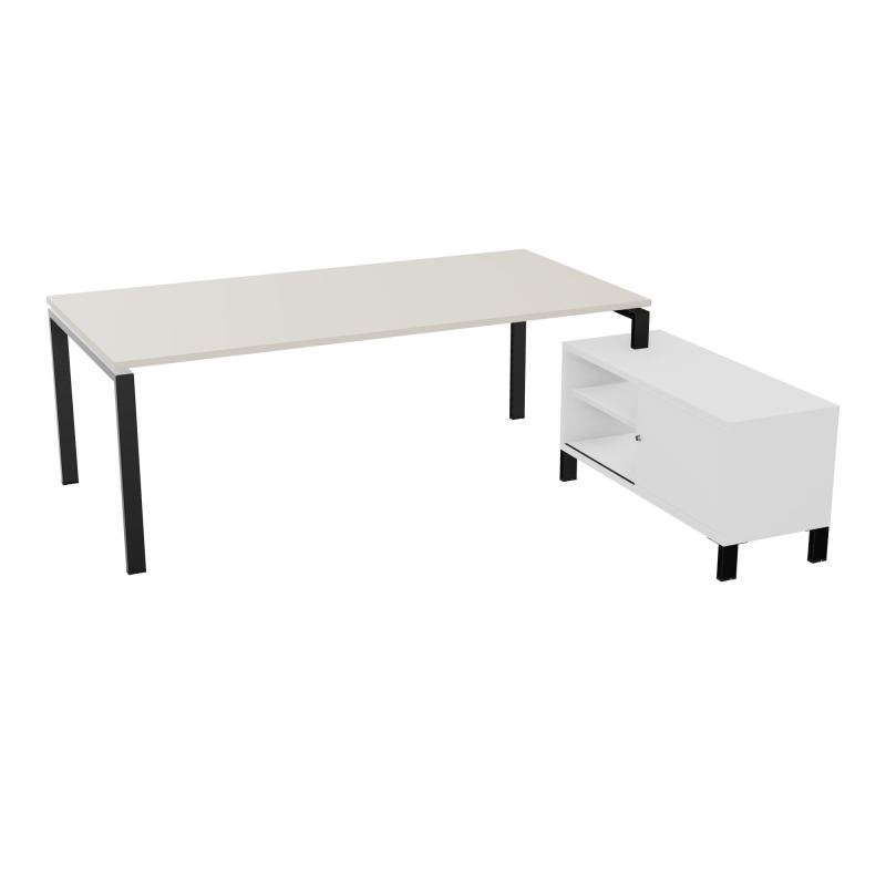 RIO BUREAU RECT. 218X188 PL 200X100 OBT + RET PORT A DROITE SIMPLE ACCES  N5 SG MG
