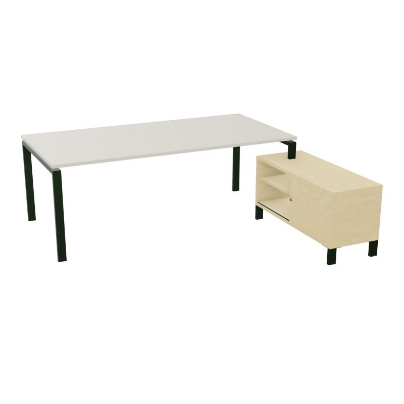RIO BUREAU RECT. 218X188 PL 200X100 OBT + RET PORT A DROITE SIMPLE ACCES  N5 ST N8