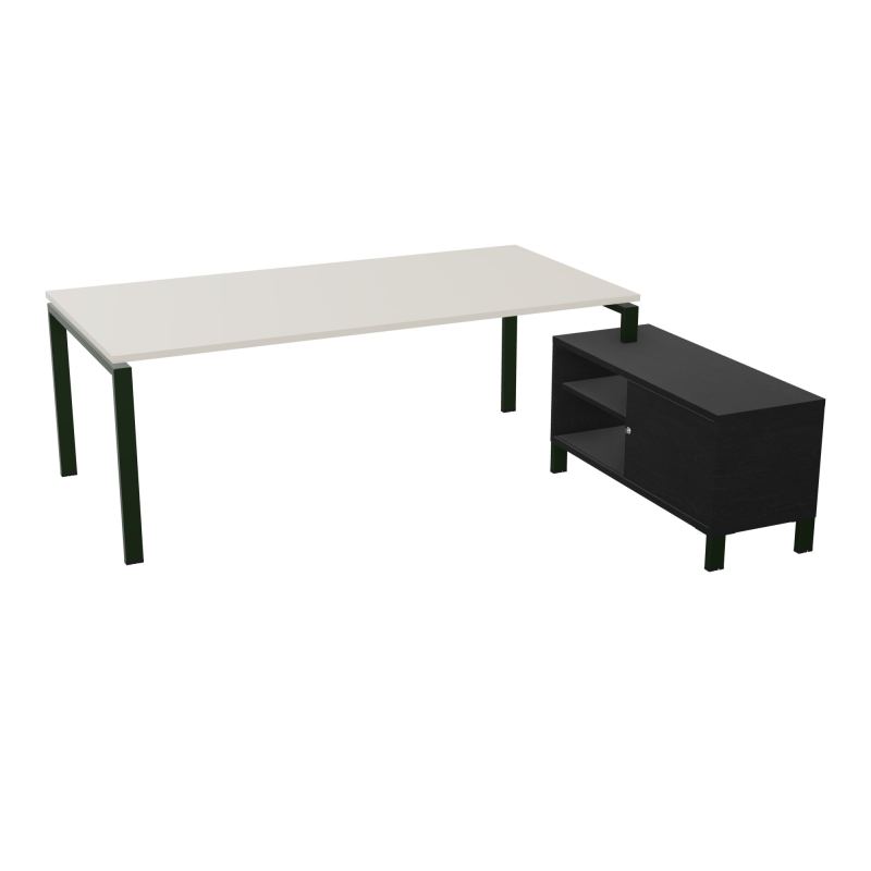 RIO BUREAU RECT. 218X188 PL 200X100 OBT + RET PORT A DROITE SIMPLE ACCES  N5 ST RK