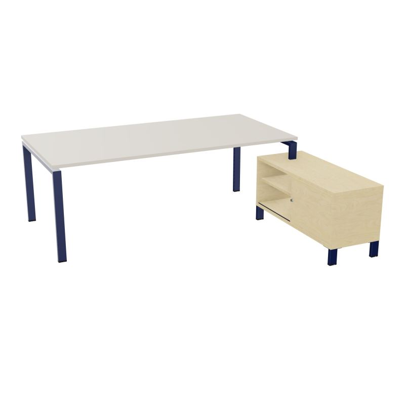 RIO BUREAU RECT. 218X188 PL 200X100 OBT + RET PORT A DROITE SIMPLE ACCES  N5 X4 N8