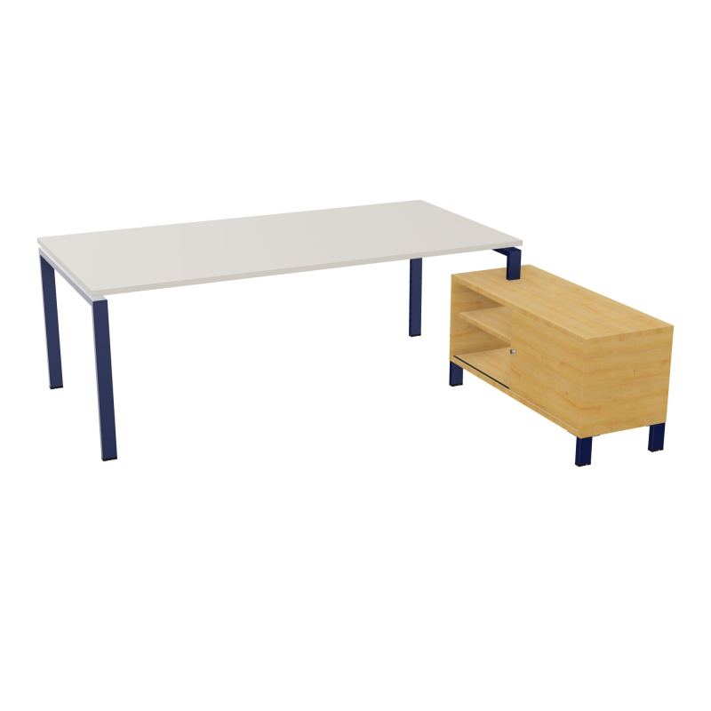 RIO BUREAU RECT. 218X188 PL 200X100 OBT + RET PORT A DROITE SIMPLE ACCES  N5 X4 R5