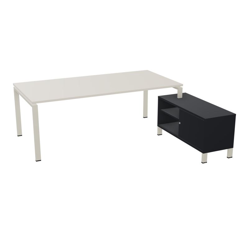 RIO BUREAU RECT. 218X188 PL 200X100 OBT + RET PORT A DROITE SIMPLE ACCES  N5 ZC R9