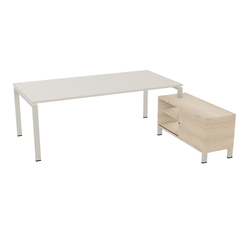 RIO BUREAU RECT. 218X188 PL 200X100 OBT + RET PORT A DROITE SIMPLE ACCES  N5 ZC RZ
