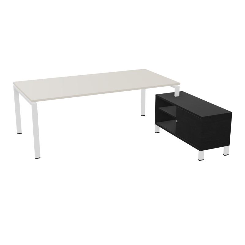 RIO BUREAU RECT. 218X188 PL 200X100 OBT + RET PORT A DROITE SIMPLE ACCES  N5 ZO RK