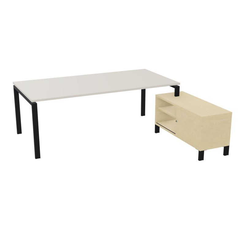 RIO BUREAU RECT. 218X188 PL 200X100 OBT + RET PORT A DROITE SIMPLE ACCES  N5 ZP N8