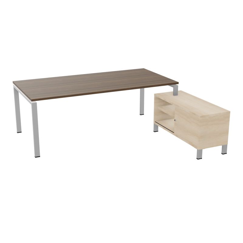 RIO BUREAU RECT. 218X188 PL 200X100 OBT + RET PORT A DROITE SIMPLE ACCES  N6 SA RZ