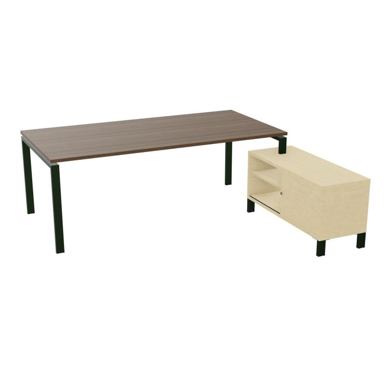 RIO BUREAU RECT. 218X188 PL 200X100 OBT + RET PORT A DROITE SIMPLE ACCES  N6 ST N8